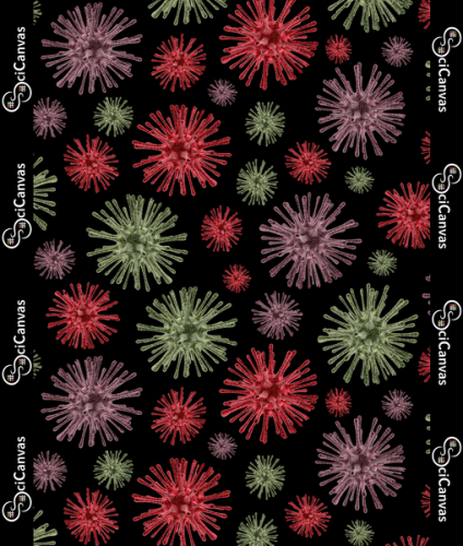 Bag "VIRUS" - Pattern variant: PetalHues