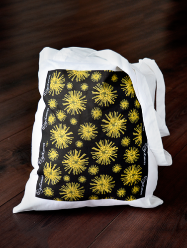 Bag "VIRUS" - Pattern variant: Yellow