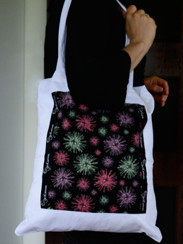 Bag "VIRUS" - Pattern variant: Blue