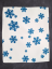 Napkin Snowflakes Different Colors - Pattern variant: White snowflake on red
