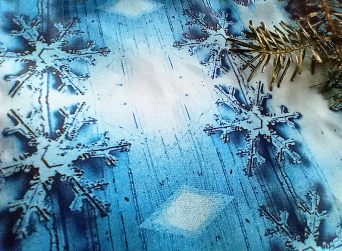 Napkin Snowflakes Different Colors