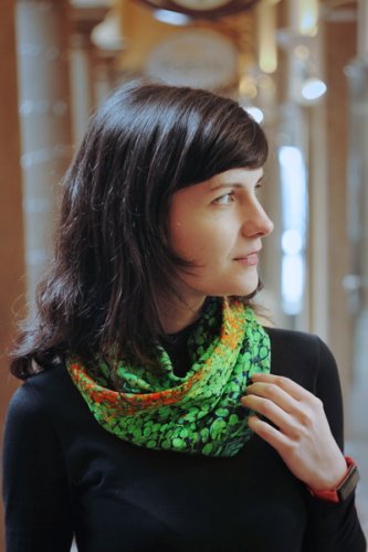 SciArt Infinity Scarves - Pattern variant: Stem cells