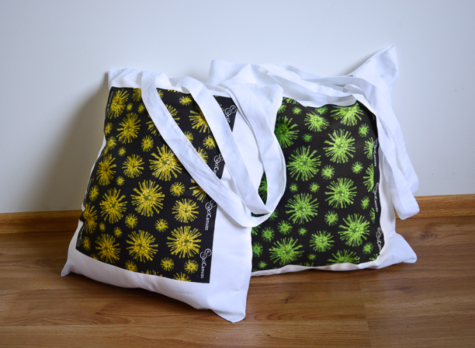 Bag "VIRUS" - Pattern variant: Green