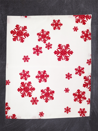 Napkin Snowflakes Different Colors - Pattern variant: Cryo snowflake dark-blue