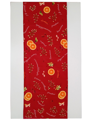 Table Runner Mulled Wine - Pattern variant: Mulled wine white